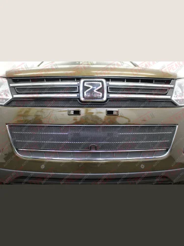  Защита радиатора (верх 3 части) Стрелка11 Стандарт (черная) Zotye T600 (2014-2021)