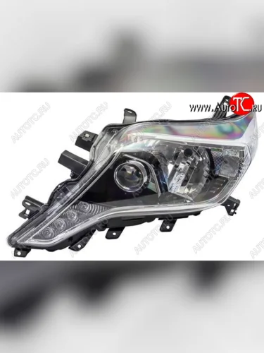 Левая фара (под корректор, диодная) BodyParts Toyota Land Cruiser Prado J150 1-ый рестайлинг (2013-2017)