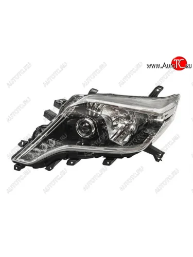 Левая фара (под корректор, диодная) BODYPARTS Toyota Land Cruiser Prado J150 1-ый рестайлинг (2013-2017)