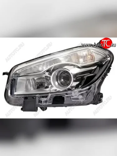 Левая фара (под корректор, линзован) BodyParts Nissan Qashqai 1 J10 рестайлинг (2010-2013)