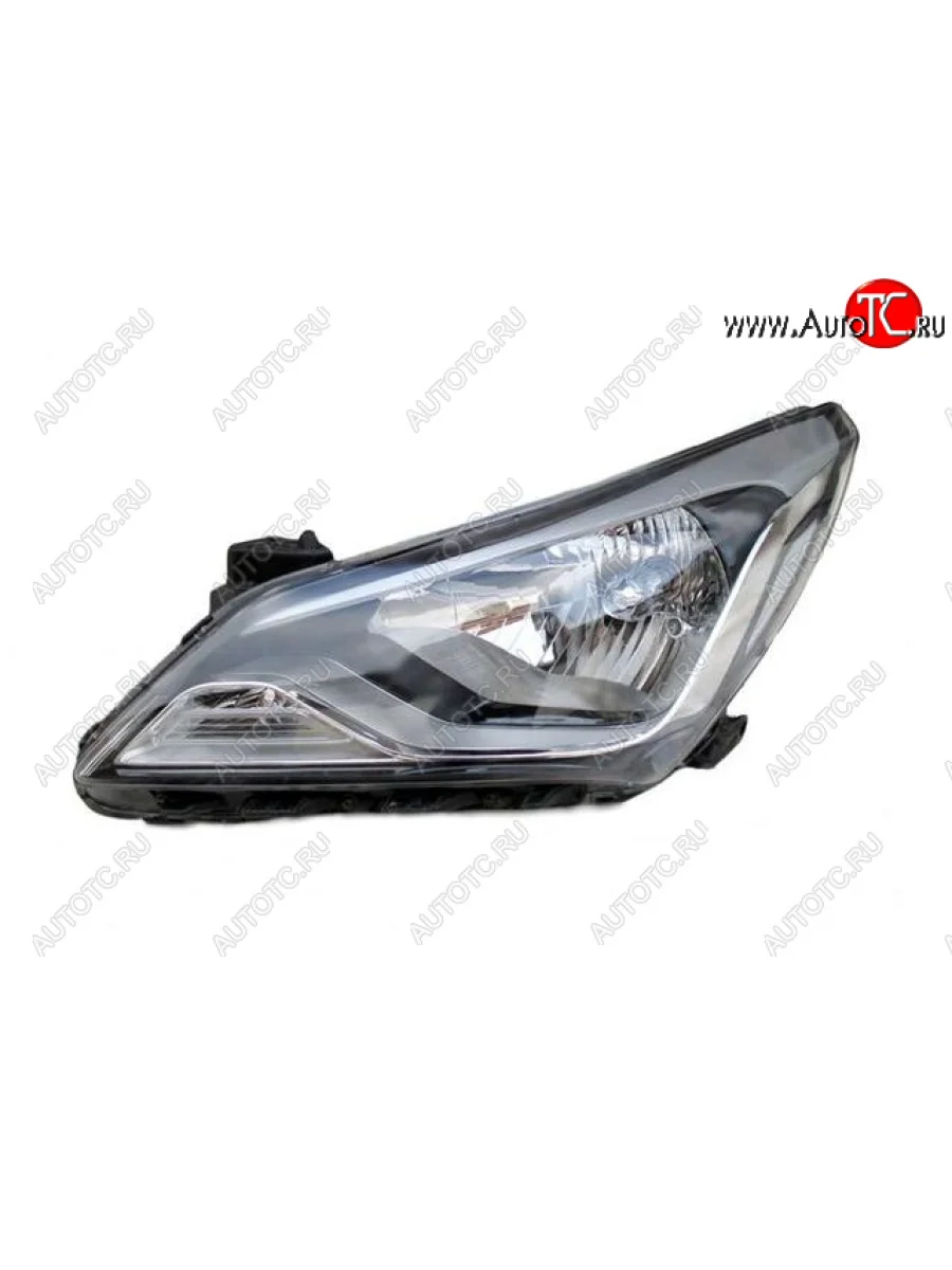 Левая фара (корректор) CHINA Hyundai Solaris RBr седан рестайлинг (2014-2017)  в Самаре Самарской области