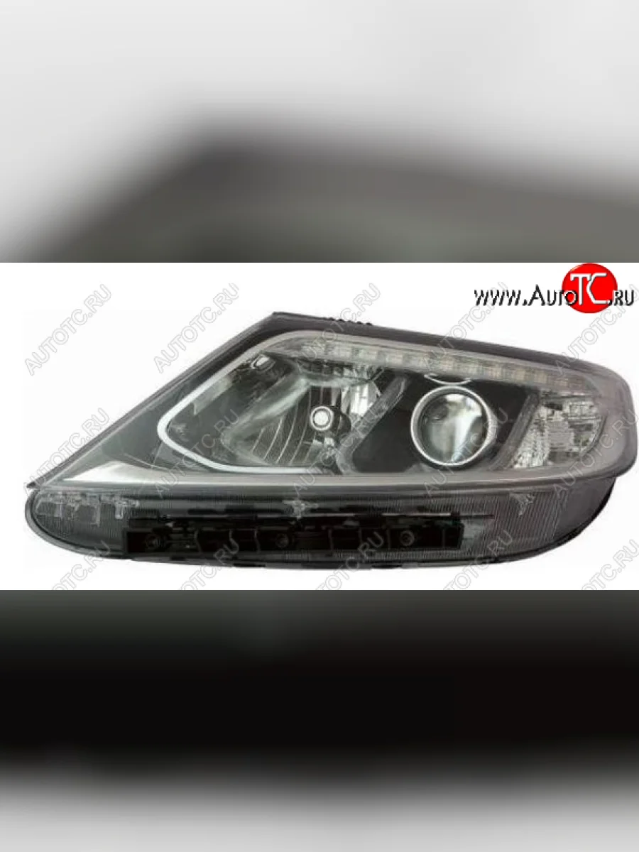 Левая фара (линзован, диодная) BodyParts KIA Sorento XM рестайлинг (2012-2015)  в Воронеже Воронежской области