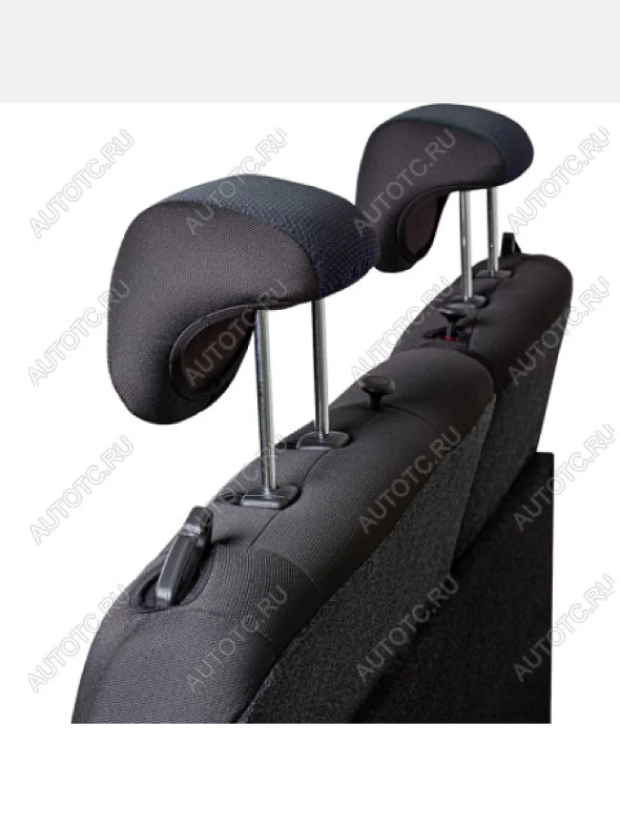 Комплект чехлов для сидений (РЗСиС 40/60+подлок. 3Г Жаккард) ДУБЛИН Lord Autofashion Renault Megane седан  дорестайлинг (2002-2006) (черный, вставка Ёж синяя)  с доставкой в г. Керчь