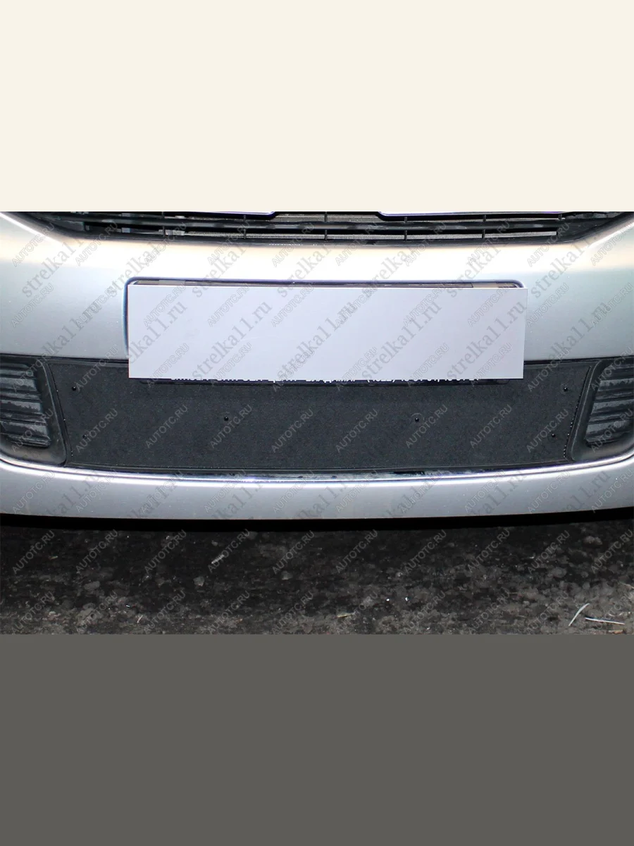 Зимняя заглушка решетки радиатора Стрелка11 CITROEN C-elysee дорестайлинг (2012-2017) (черная)  в Самаре Самарской области