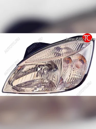 Левая фара (без корректора) BodyParts KIA Rio 2 JB дорестайлинг седан (2005-2009)