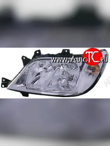 Левая фара (под корректор, с противотум) BodyParts Mercedes-Benz Sprinter W905 рестайлинг (2000-2006)