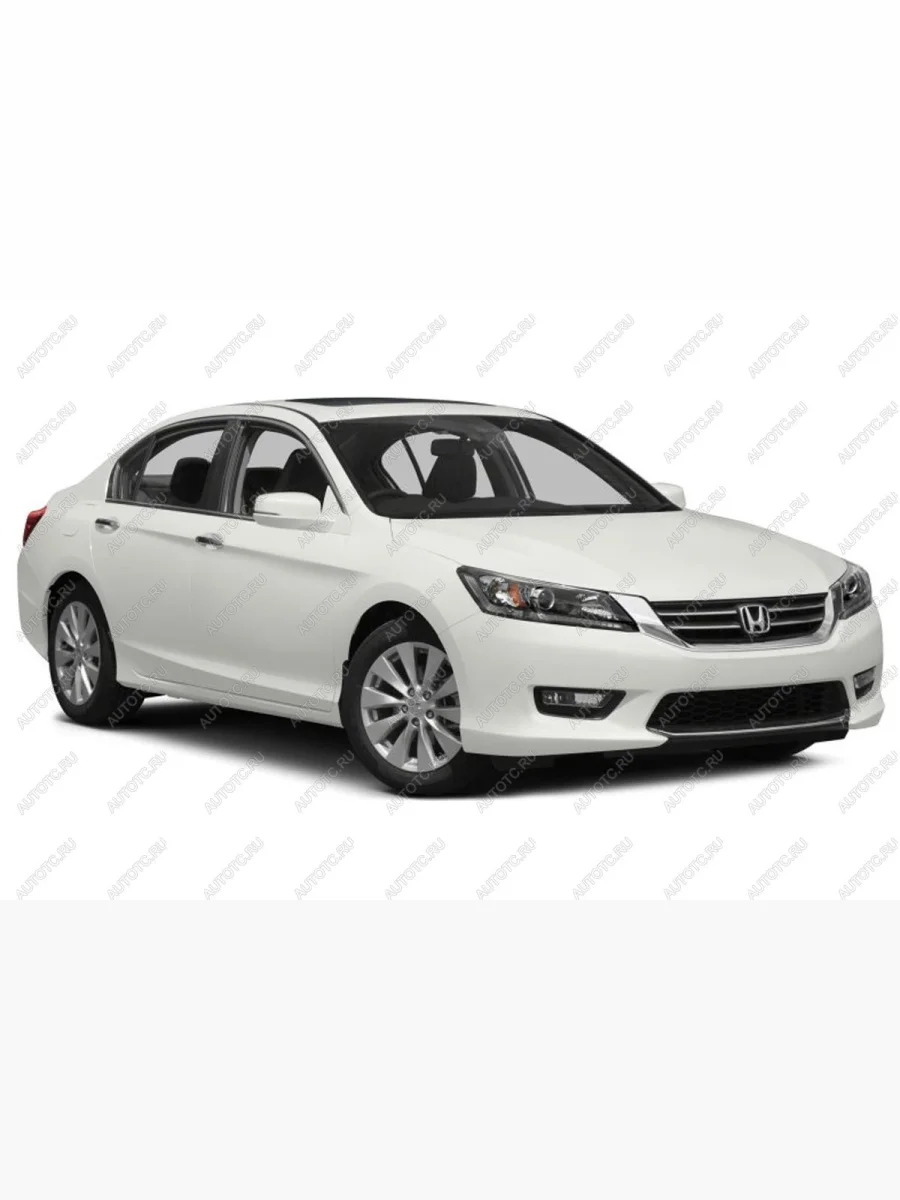 Зимняя заглушка решетки радиатора Стрелка11 Honda Accord 9 CR седан дорестайлинг (2013-2016) (черная)  в Керчи Республика Крым