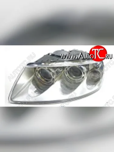 Левая фара (с электрокорректором, ксенон) BodyParts Volkswagen Touareg 1 GP дорестайлинг (2002-2007)