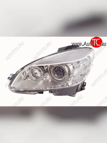 Левая фара (с электрокорректором, ксенон) BodyParts Mercedes-Benz C-Class W204 дорестайлинг седан (2007-2011)