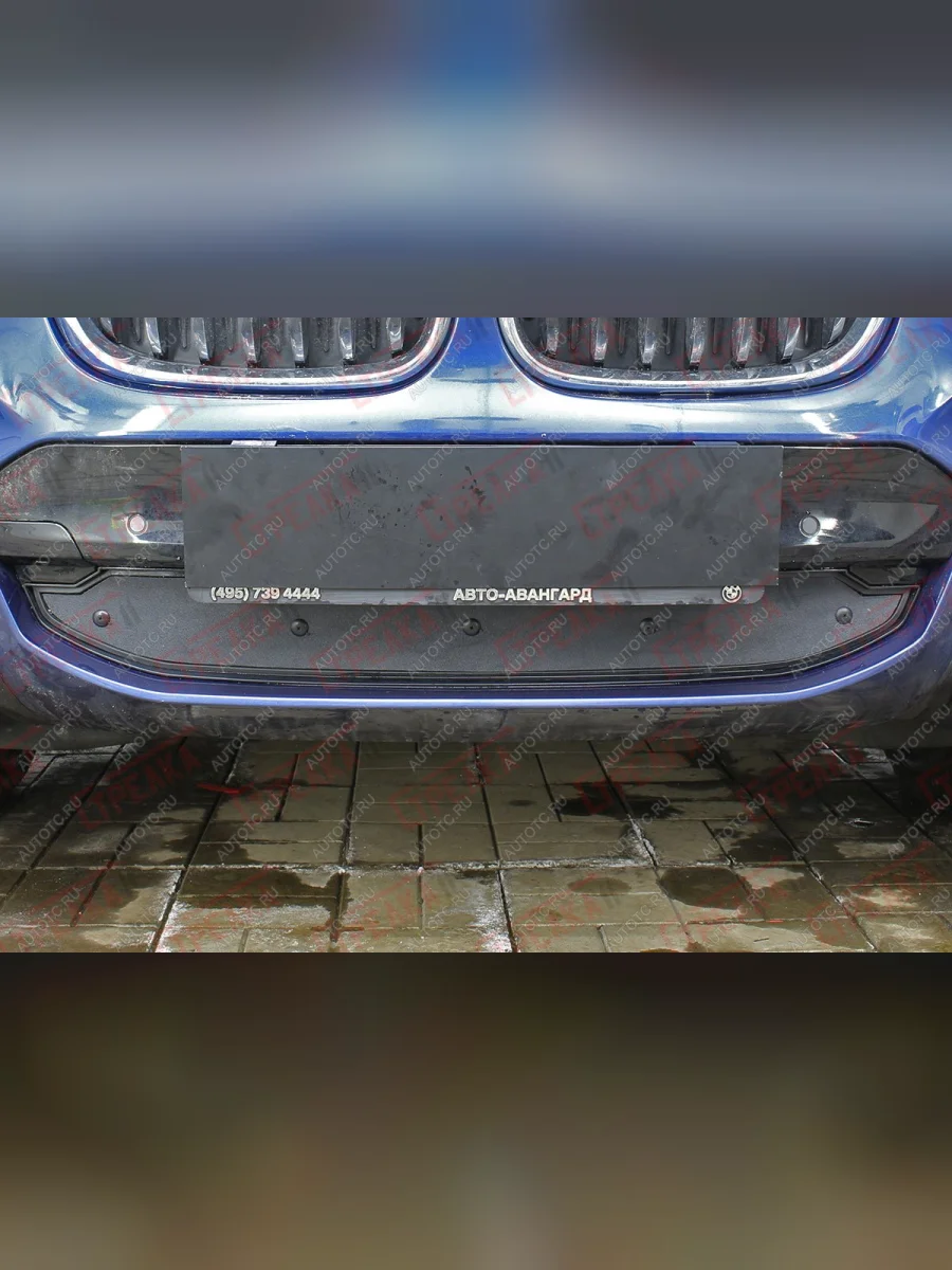 Зимняя заглушка решетки радиатора (низ) (G01) (20 i 20 d30 d AT Base) Стрелка11 BMW X3 G01 дорестайлинг (2017-2021) (черная)  в Самаре Самарской области