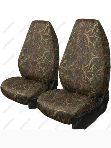 Комплект чехлов для сидений (2 места Оксфорд ) ОХОТА-РЫБАЛКА универсал Lord Autofashion (Камыш) Sokon Sokon (2008-2025)
