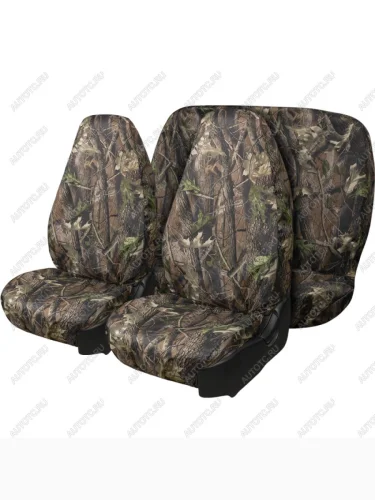 Комплект чехлов для сидений (5 мест Оксфорд ) ОХОТА-РЫБАЛКА универсал Lord Autofashion (Осенний клен №5) Sokon Sokon (2008-2025)
