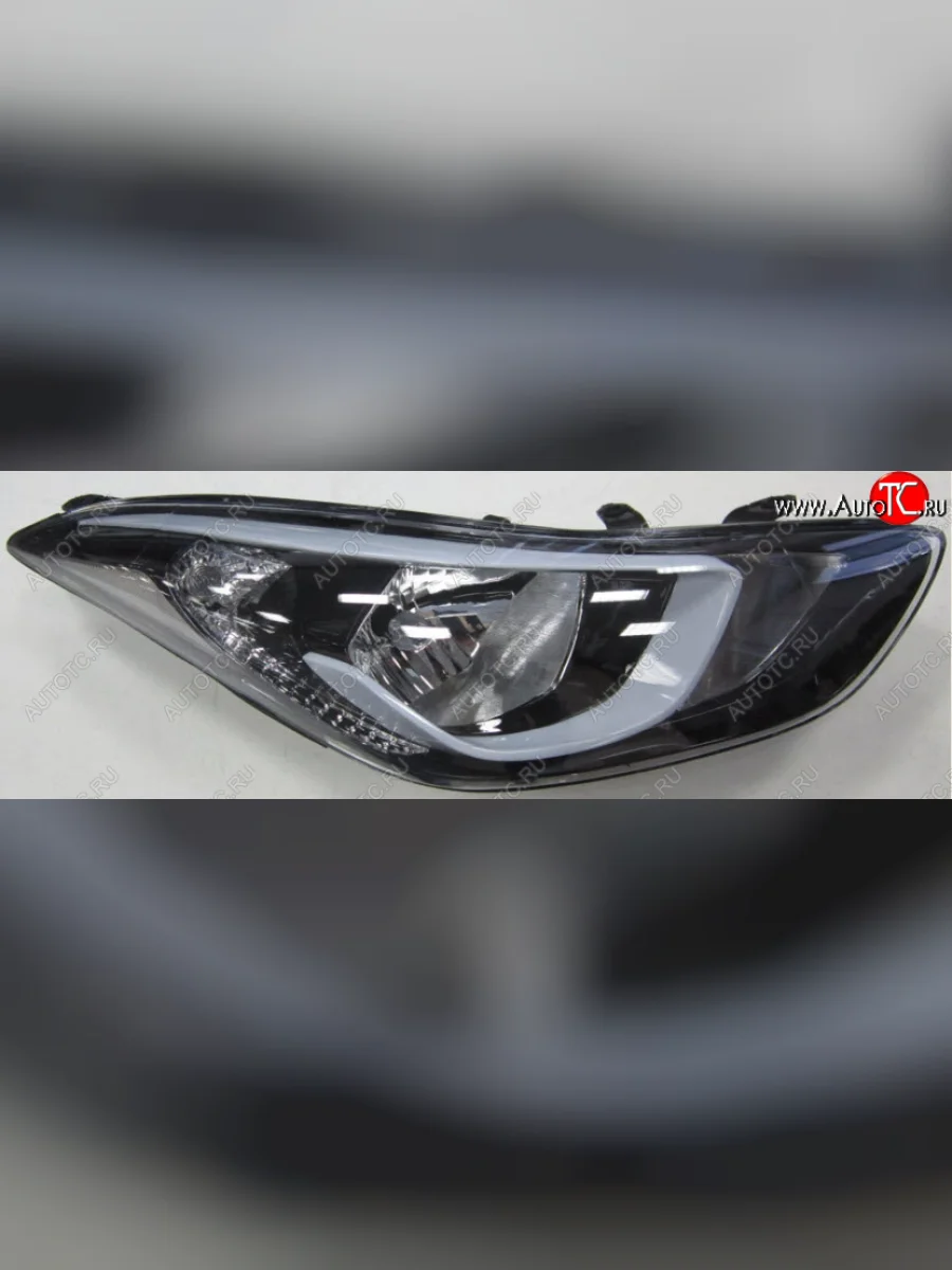 Правая фара (корректор, диодная) BODYPARTS Hyundai Elantra MD рестайлинг (2013-2016)  в Керчи Республика Крым