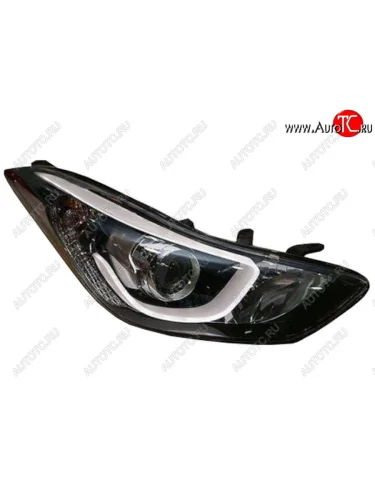 Правая фара (под корректор, диодная) BODYPARTS Hyundai Elantra MD рестайлинг (2013-2016)