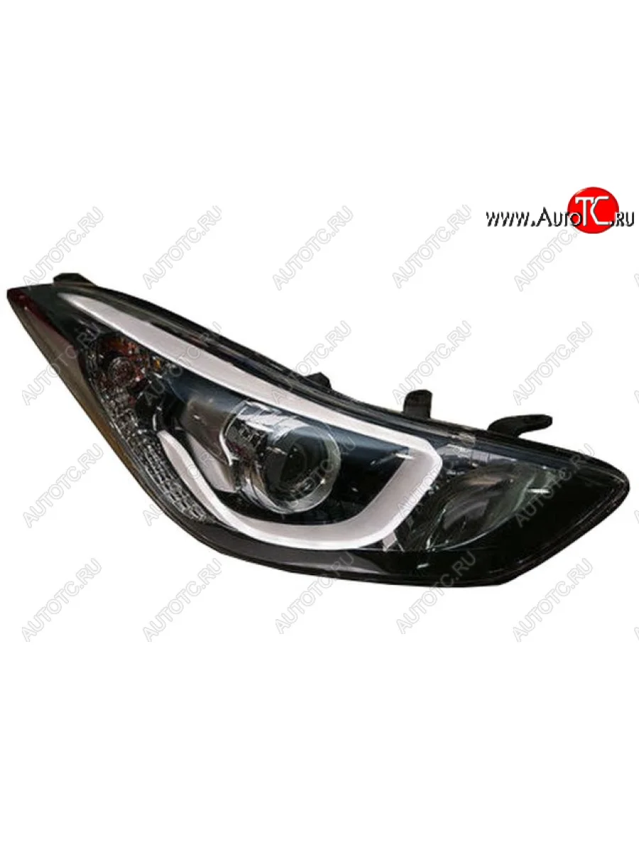 Правая фара (под корректор, диодная) BODYPARTS Hyundai Elantra MD рестайлинг (2013-2016)  в Керчи Республика Крым