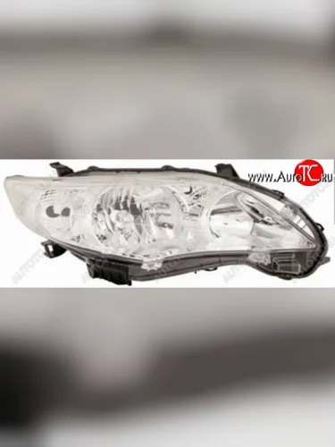 Правая фара (под корректор) BodyParts Toyota Corolla E150 седан рестайлинг (2009-2013)