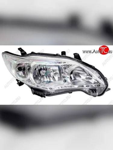 Правая фара (под корректор) BodyParts Toyota Corolla E150 седан рестайлинг (2009-2013)