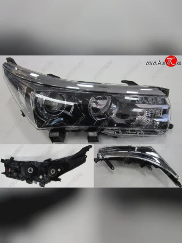 Правая фара (с электрокорректором, диодная) BODYPARTS Toyota Corolla E180 дорестайлинг (2013-2016)