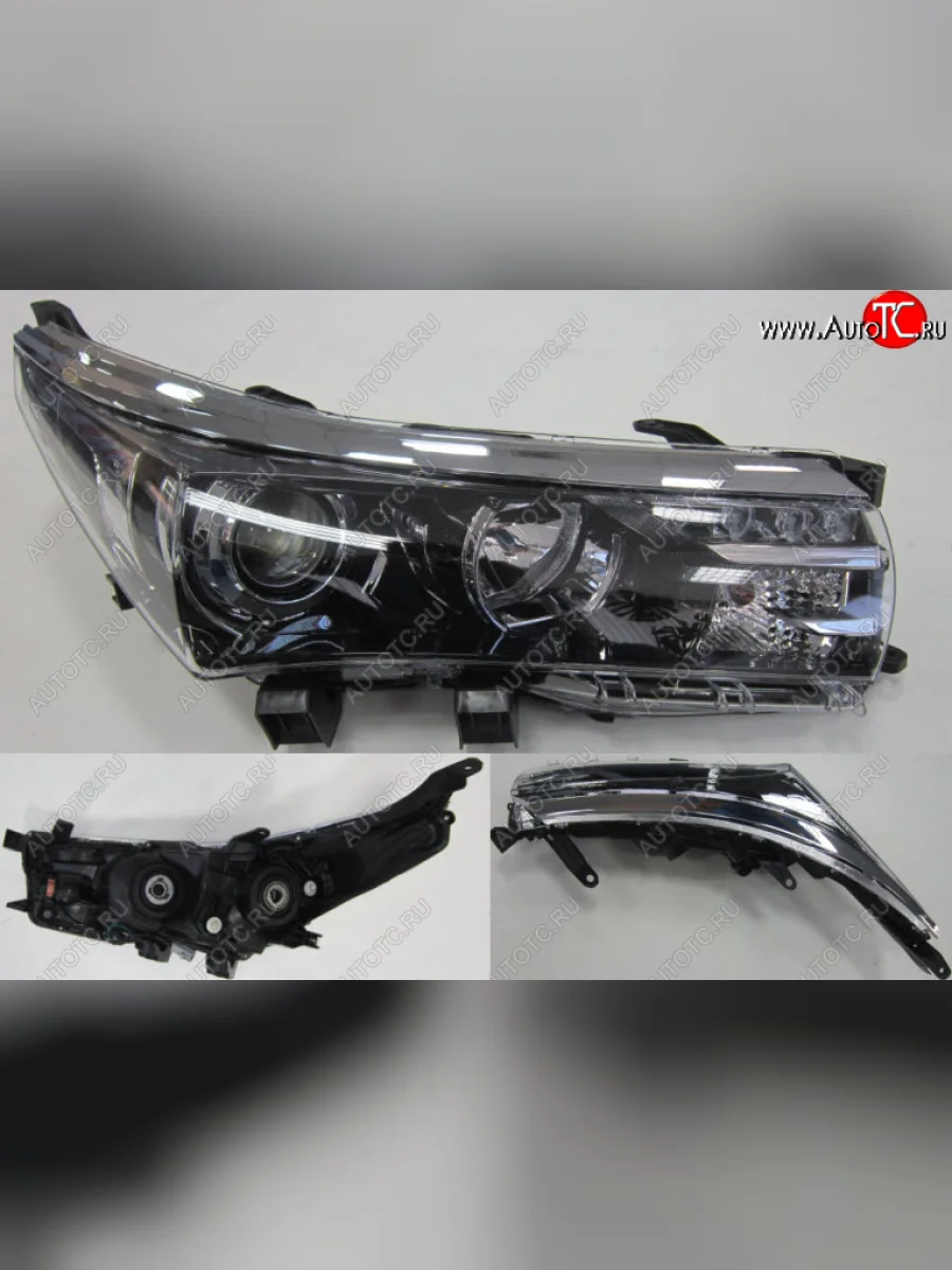 Правая фара (с электрокорректором, диодная) BODYPARTS Toyota Corolla E180 дорестайлинг (2013-2016)  в Перми Пермском крае