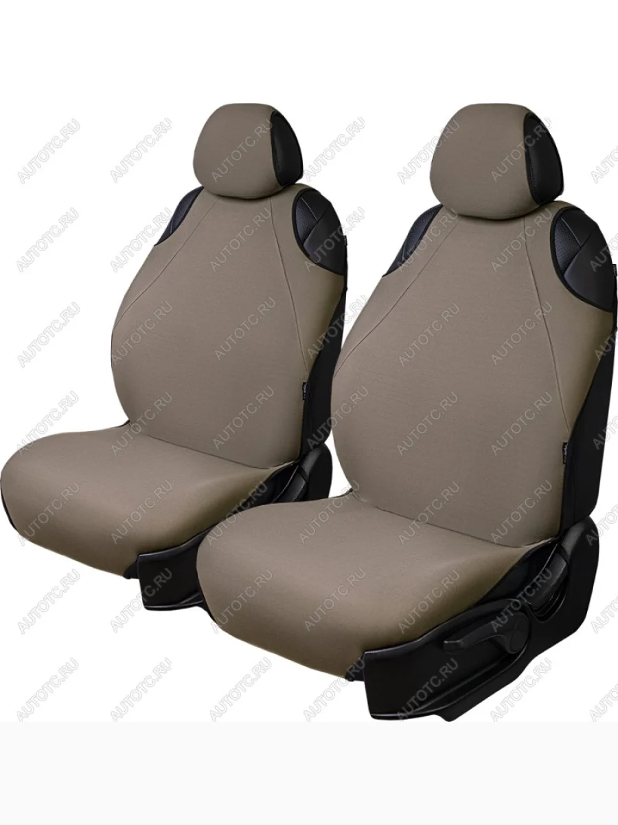 Универсальные чехлы сидений (майка 2 места Трикотаж) Lord Autofashion Skoda Octavia Tour A4 1U5 универсал дорестайлинг (1996-2000) (бежевый)  с доставкой в г. Керчь