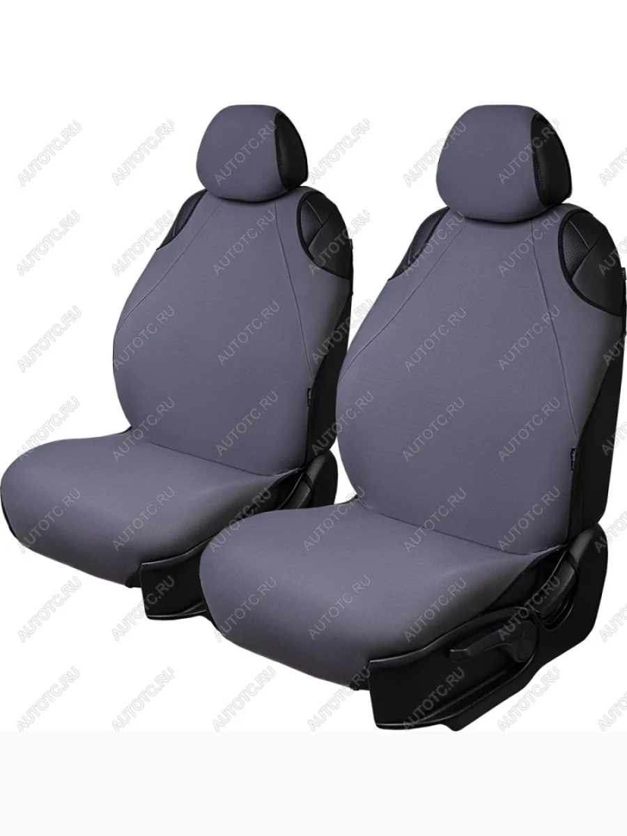  Универсальные чехлы сидений (майка 2 места Трикотаж) Lord Autofashion Iveco Daily (2006-2011) (светло- серый)  в Керчи Республика Крым