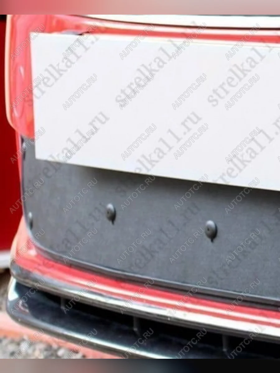 Зимняя заглушка решетки радиатора (низ) Стрелка11 Nissan X-trail 2 T31 дорестайлинг (2007-2011) (черная)  в Керчи Республика Крым