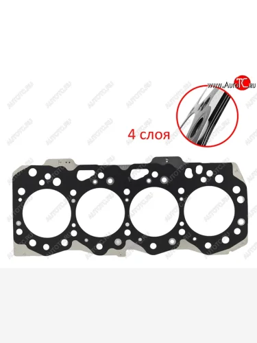 Прокладка ГБЦ NMR85 ISUZU Isuzu Elf (NPR75)  дорестайлинг (2006-2014)