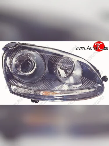 Правая фара (с электрокорректором, ксенон) BodyParts Volkswagen Golf 5 Mk5 хэтчбэк 5 дв. (2003-2009)