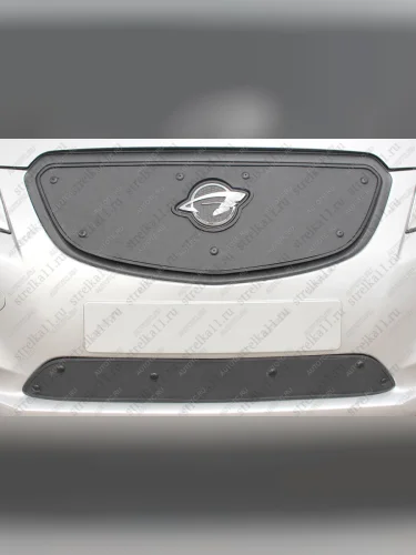 Зимняя заглушка решетки радиатора (низ) Стрелка11 (черная) Ravon R2 (2016-2025)