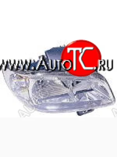 Правая фара (под корректор, двухламповая) DEPO Seat Ibiza 6K хэтчбэк 5 дв. 2-ой рестайлинг (1999-2003)