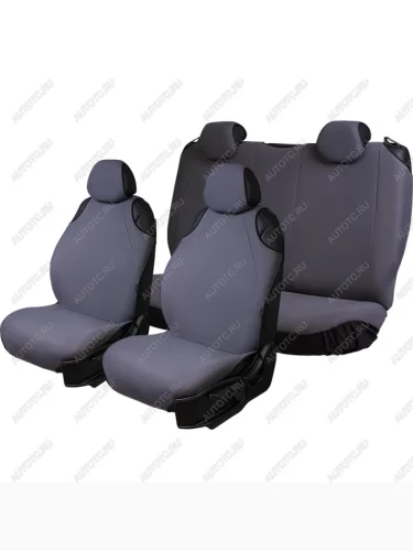 Универсальные чехлы сидений (майка 5 мест Трикотаж) Lord Autofashion (светло-серый) Sokon Sokon (2008-2025)