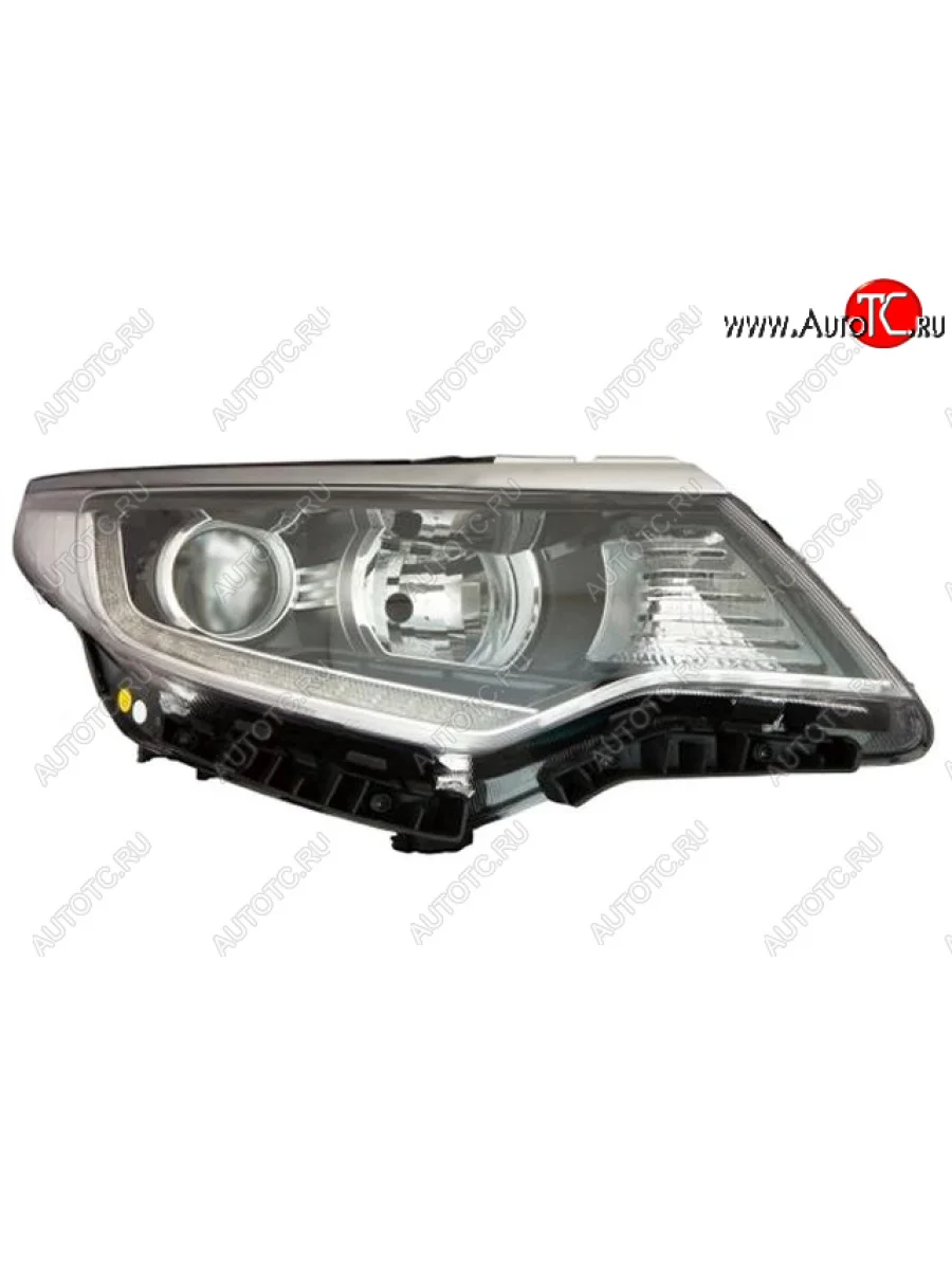 Правая фара (линзован, без диод) CHINA KIA Optima 4 JF дорестайлинг седан (2016-2018)  с доставкой в г. Керчь