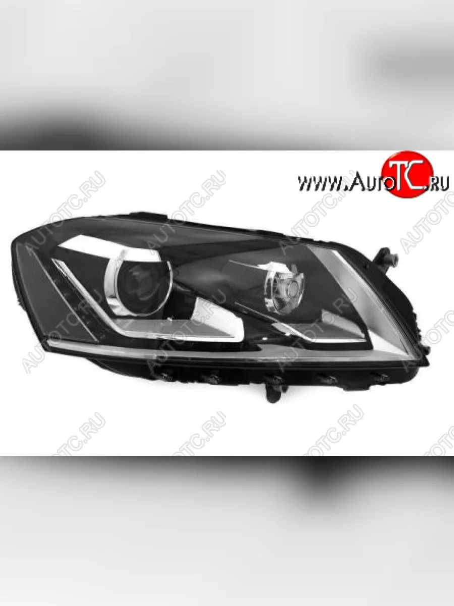 Правая фара (с электрокорректором, ксенон) DEPO Volkswagen Passat B7 седан (2010-2015)  в Перми Пермском крае