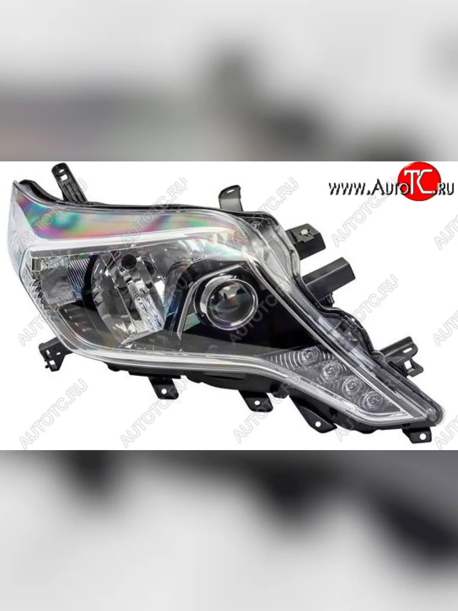 Правая фара (под корректор, диодная) DEPO Toyota Land Cruiser Prado J150 1-ый рестайлинг (2013-2017)  в Самаре Самарской области