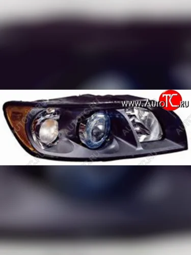 Правая фара (с электрокорректором, ксенон) DEPO Volvo S40 MS седан дорестайлинг (2004-2007)