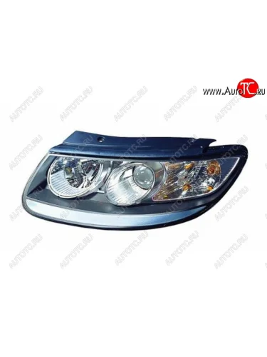 Правая фара (корректор) DEPO Hyundai Santa Fe CM дорестайлинг (2006-2009)