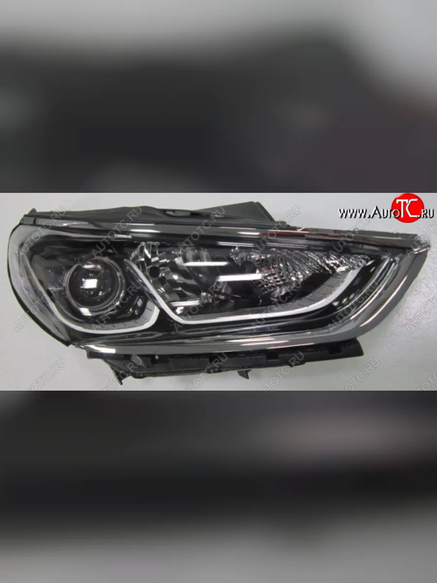 Правая фара (корректор) CHINA Hyundai Sonata LF рестайлинг (2017-2019)  в Самаре Самарской области