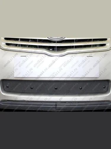 Зимняя заглушка решетки радиатора Стрелка11 (черная)  