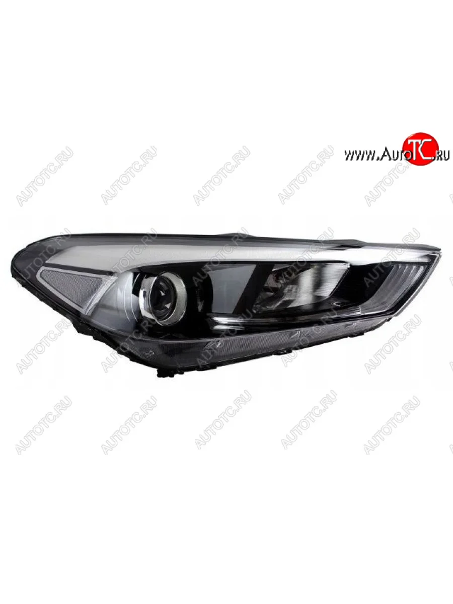 Правая фара (с электрокорректором, диодная) DEPO Hyundai Tucson TL дорестайлинг (2015-2018)  в Воронеже Воронежской области