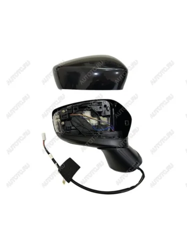 Боковое правое зеркало заднего вида (электрическое, с подогревом, с датчиком температуры, диодные ук. поворота) BodyParts Mazda 3/Axela BM дорестайлинг седан (2013-2016)