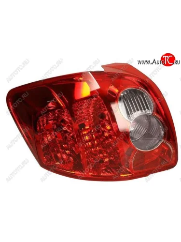 Задний левый внешний фонарь DEPO Toyota Auris E150 хэтчбэк 5 дв. дорестайлинг (2006-2010)