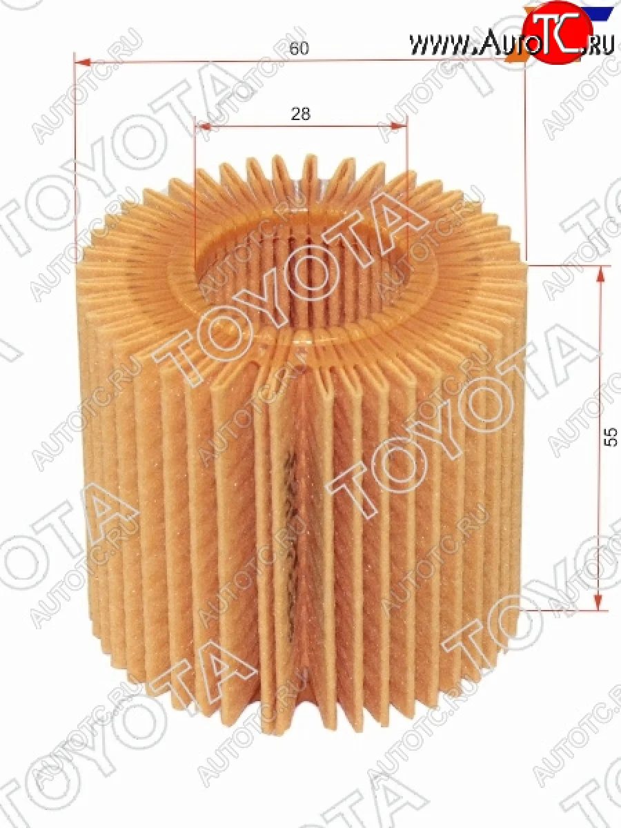 Фильтр масляный картридж дв 1KR-FE TOYOTA Toyota Passo 2 (2010-2016)  в Керчи Республика Крым