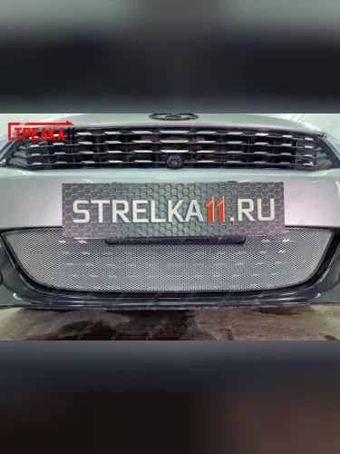 Защита радиатора Стрелка11 (низ) Стандарт (хром) Kaiyi Е5 (2021-2025)