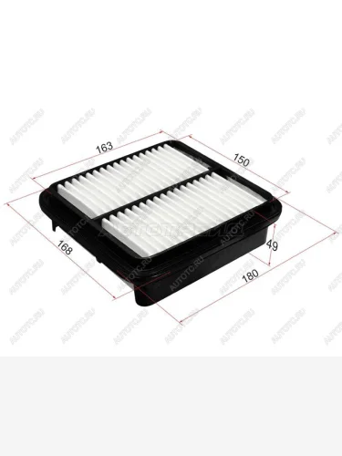 Фильтр воздушный SAT Geely MK (2006-2015), Geely MK Cross (2011-2016), Toyota Vios ( седан,  хэтчбек) (2002-2007)