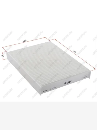 Фильтр салона MICRO Lexus LX450d  J200 (2015-2022), Lexus LX500d  J310 (2021-2022), Lexus LX570  J200 (2015-2022), Lexus LX600  J310 (2021-2022), Toyota Land Cruiser  J300 (2021-2025)