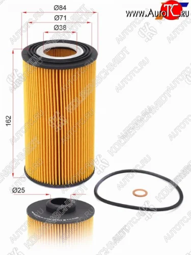 Фильтр масляный KOLBENSCHMIDT BMW 5 серия  E39 - X5  E53