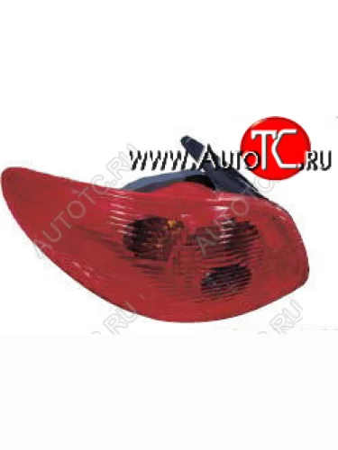 Левый фонарь DEPO Peugeot 206 хэтчбэк 3 дв. 2AC рестайлинг (2003-2009)