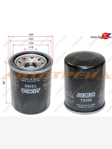 Фильтр масляный MICRO  Nissan Cefiro ( A32,  A33) - Teana  1 J31