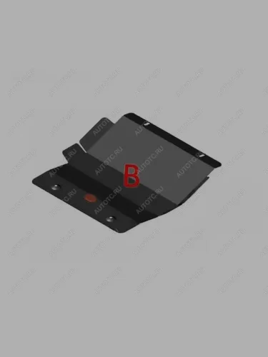 Защита редуктора переднего моста (V-2,5 TD;3,5;2,9 CRDI) ALFECO (сталь 2 мм) Hyundai Terracan  HP (2001-2007) дорестайлинг, рестайлинг