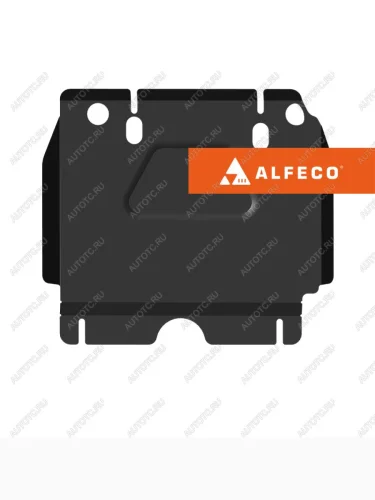 Защита картера (V-2,0 MT 4WD) ALFECO (алюминий 4 мм) JAC T8 Pickup Double Cab (2018-2023)